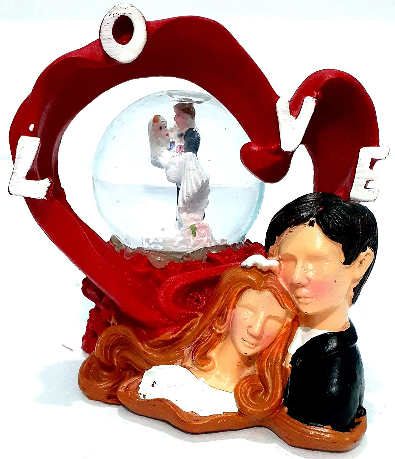 fcity.in - Awesome Love Romantic Couple Statue Showpiece With Crystal Dil